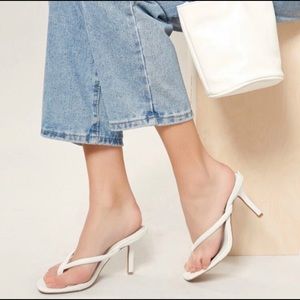 SHEIN thong sandal heel